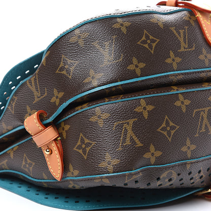 Louis Vuitton Monogram SC Flore Saumur Teal 8 of 10
