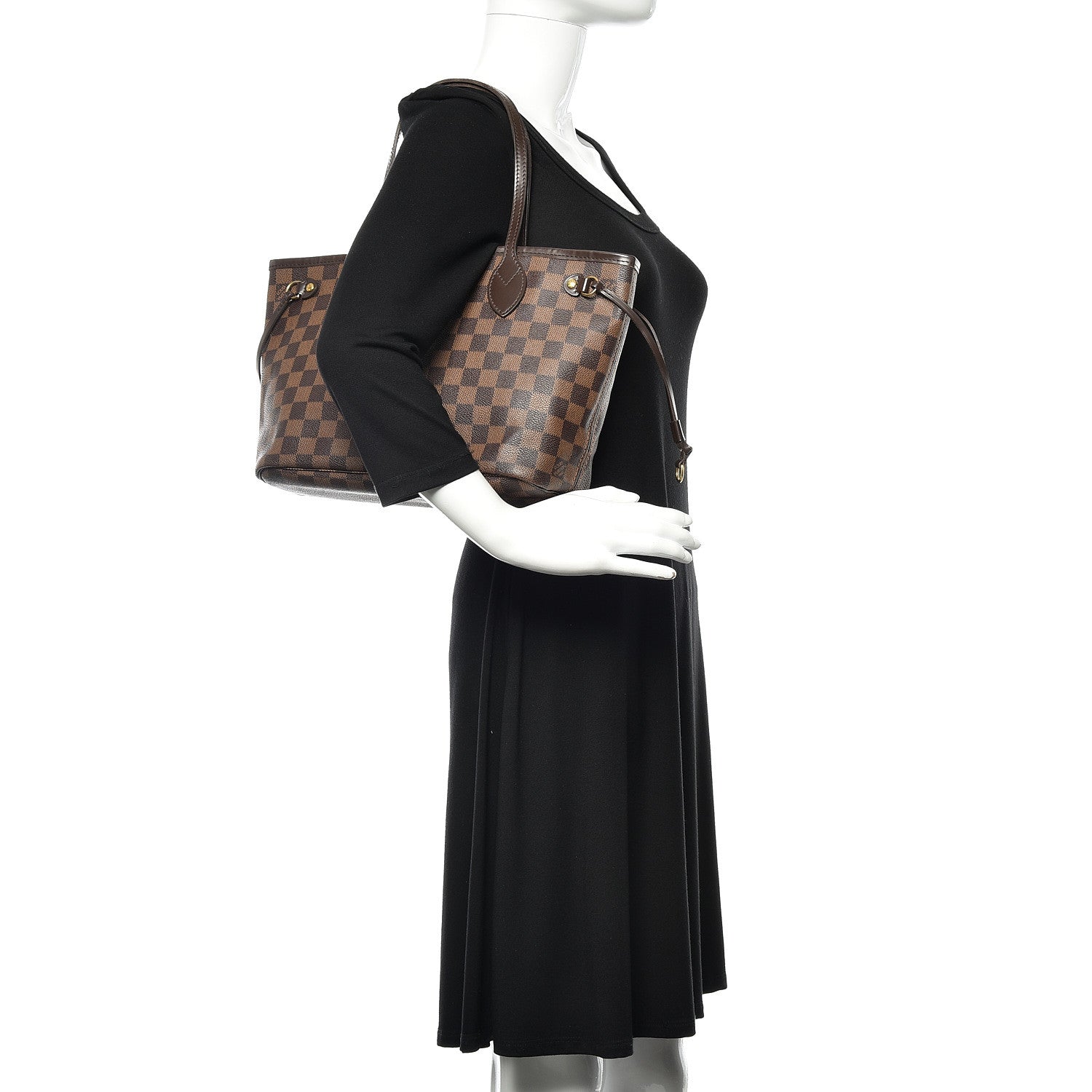 Louis Vuitton Damier Ebene Neverfull PM 2 of 17