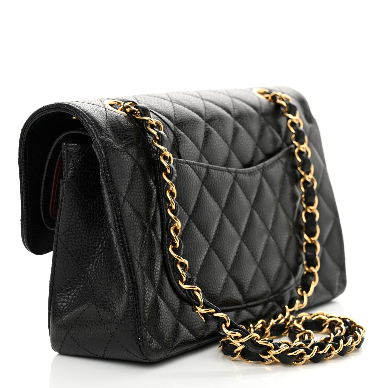 Chanel Caviar Quilted Small Double Flap Black 2 of 10