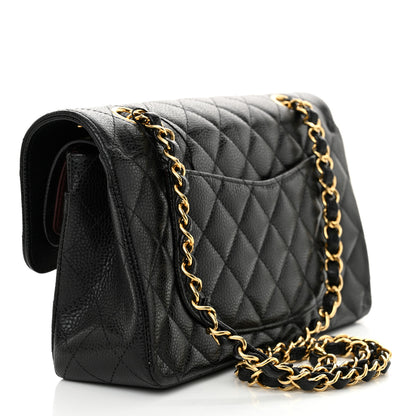 Chanel Caviar Quilted Small Double Flap Black 2 of 10