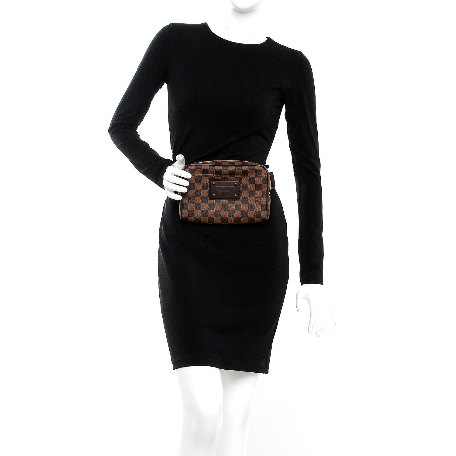 Louis Vuitton Damier Ebene Brooklyn Bum Bag 2 of 10