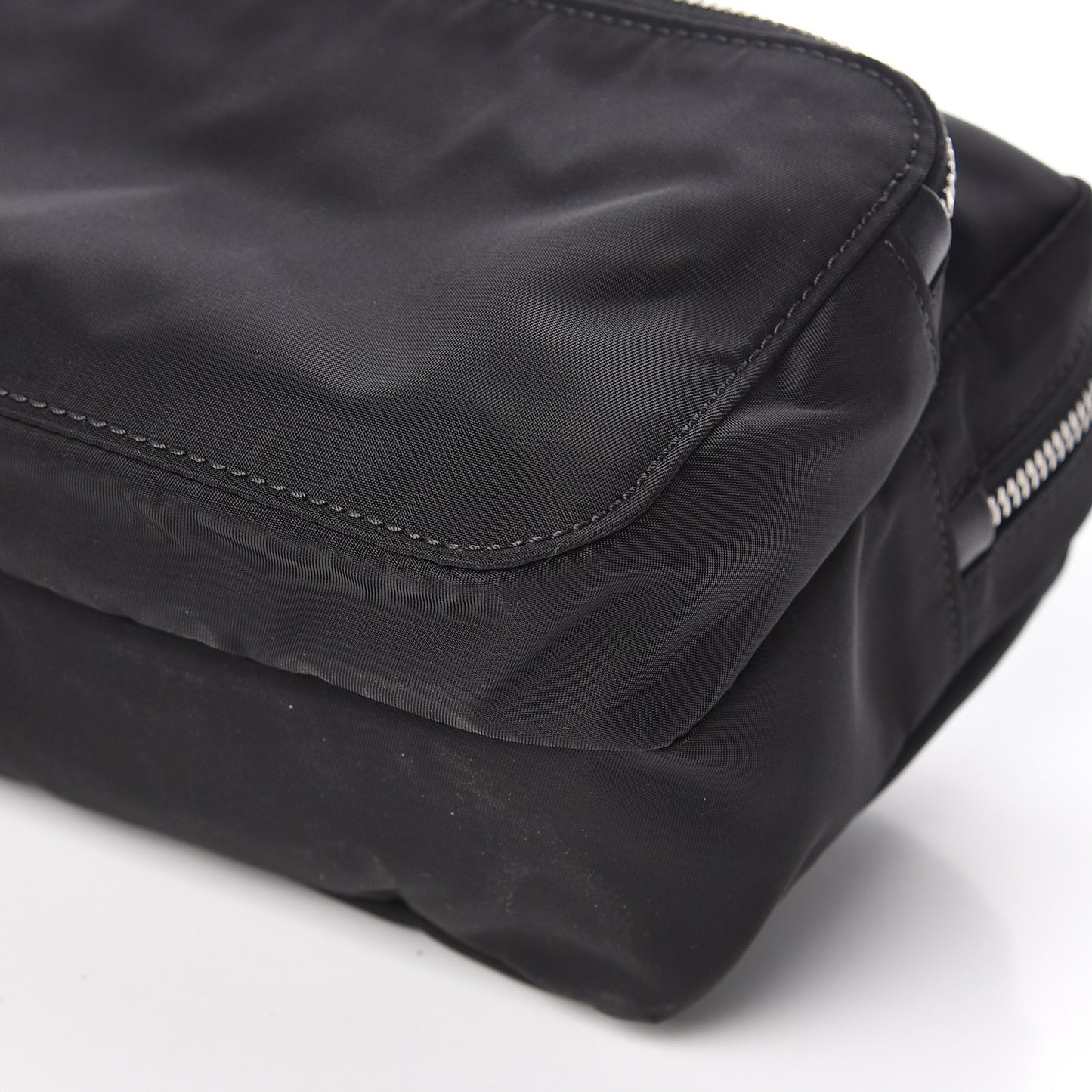 Nylon VLTN Banane Belt Bag Black