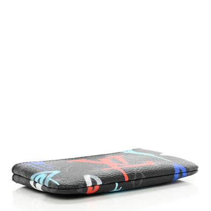 Louis Vuitton Monogram Eclipse LV Graffiti Key Pouch Multicolor 4 of 8