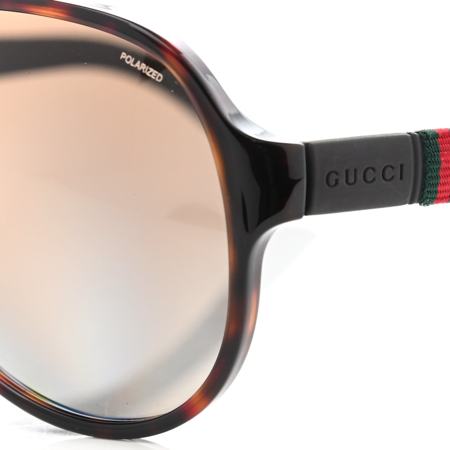 Acetate Polarized Web Aviator Sunglasses GG 1065/ S Tortoise