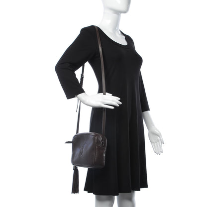 Saint Laurent Lambskin Monogram Small Lou Camera Bag Black Tulipe 2 of 6