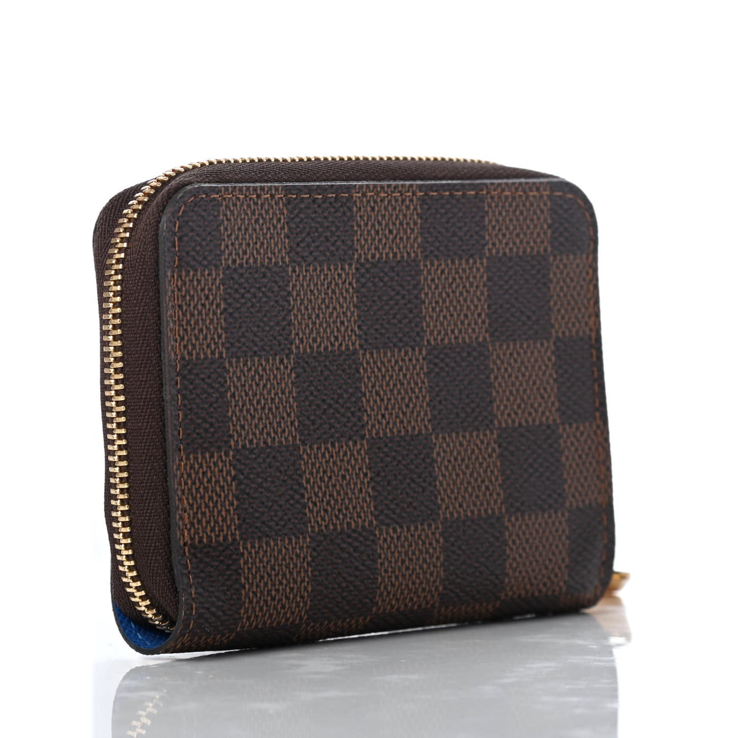 Damier Ebene 2019 Christmas Animation Zippy Coin Purse Blue