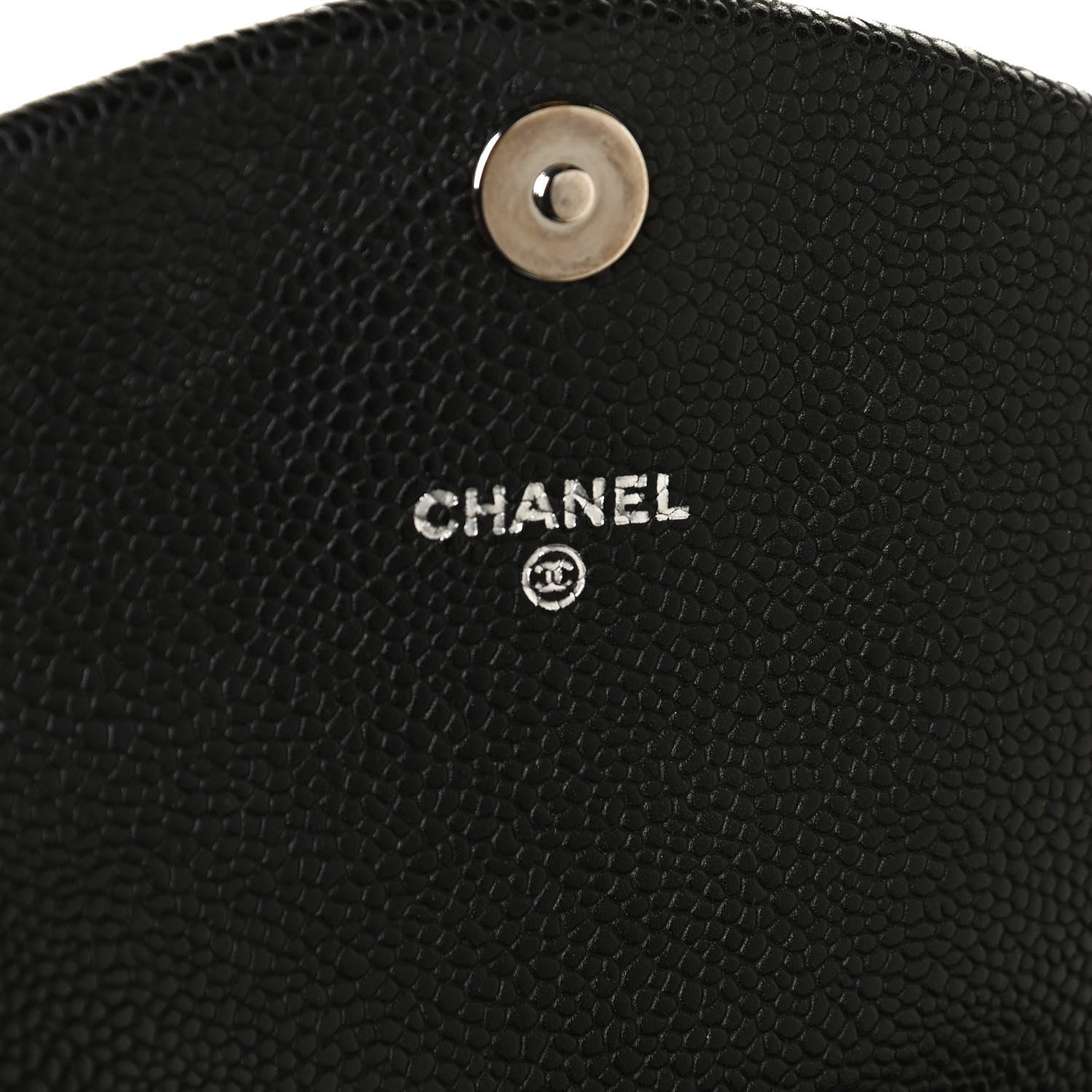 Chanel Caviar Half Moon Wallet On Chain WOC Black 6 of 13