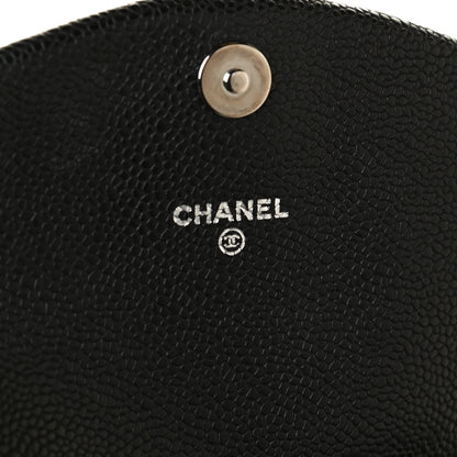 Chanel Caviar Half Moon Wallet On Chain WOC Black 6 of 13