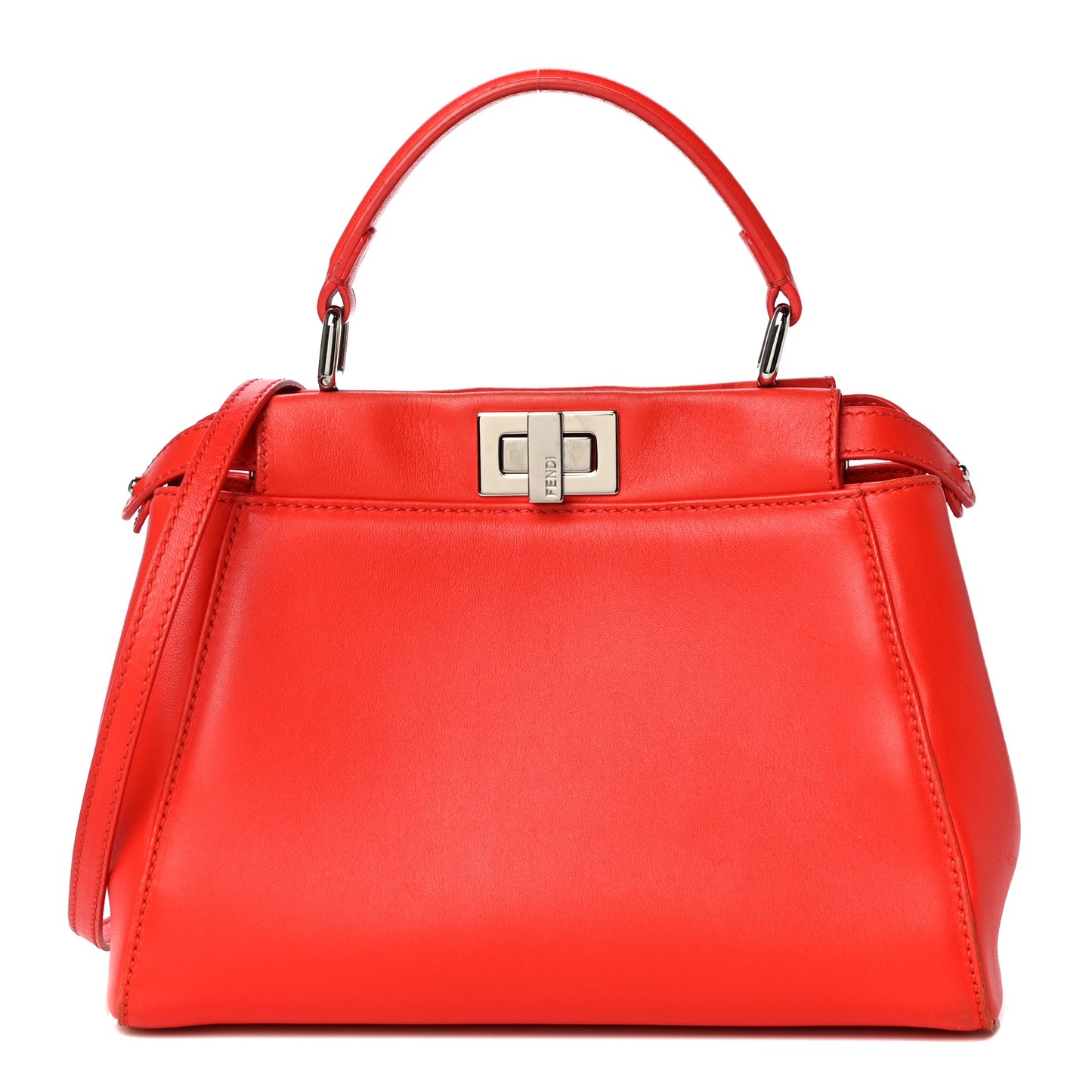 Nappa Mini Peekaboo Iconic Satchel Papavero