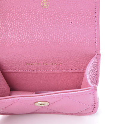 Chanel Caviar Quilted Crystal CC Airpods Pro Case Pink 5 of 6