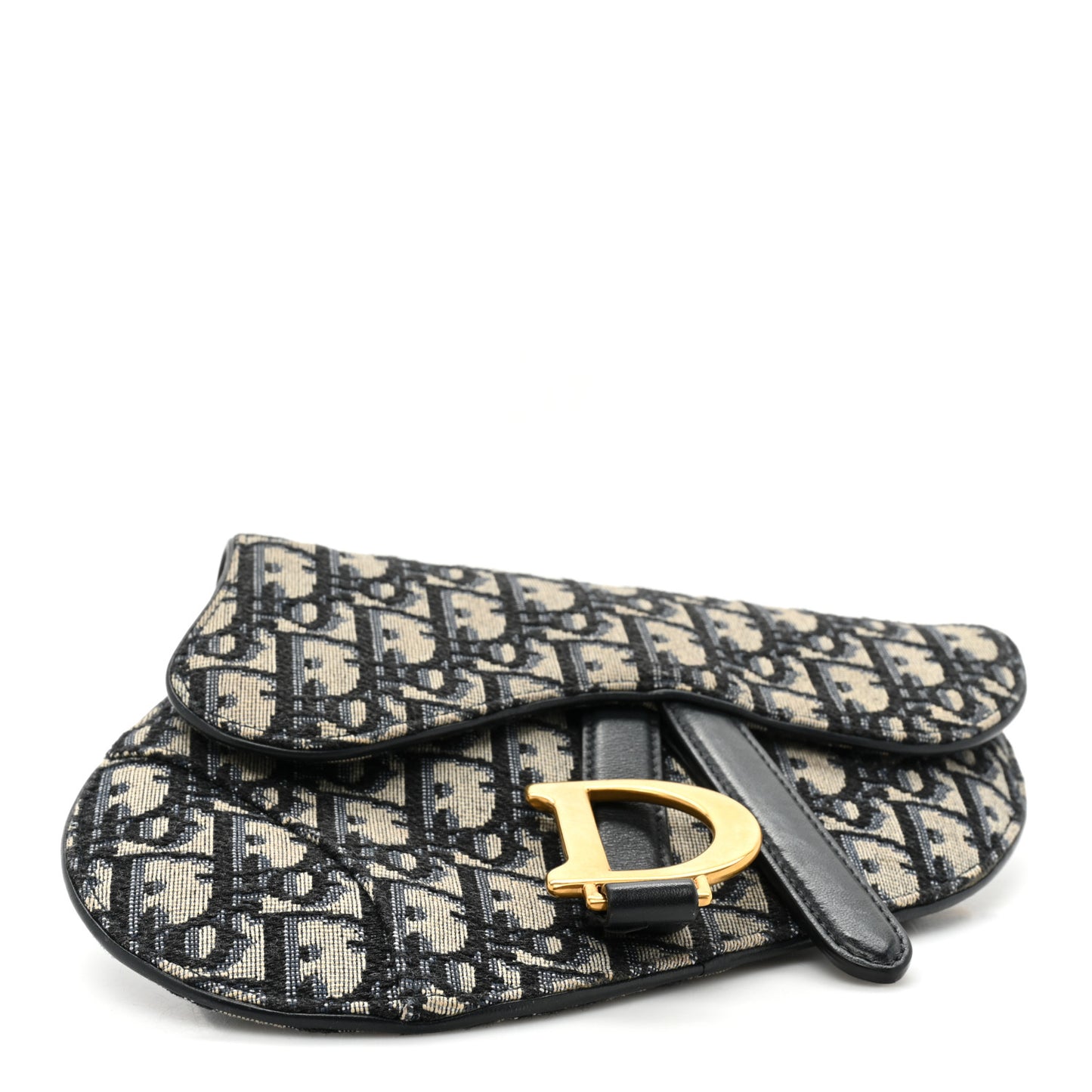 Oblique Saddle Belt Pouch Blue