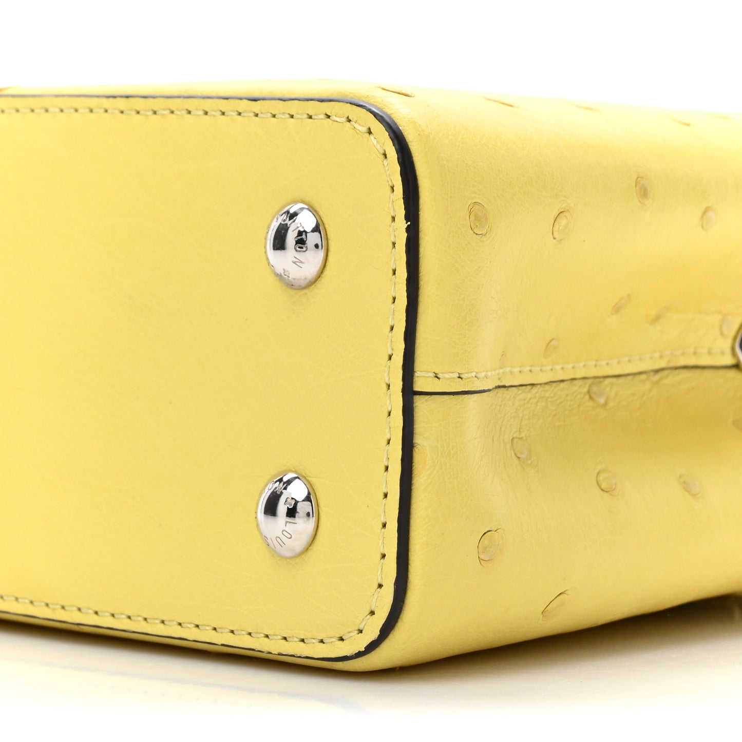 Ostrich Capucines Mini Yellow