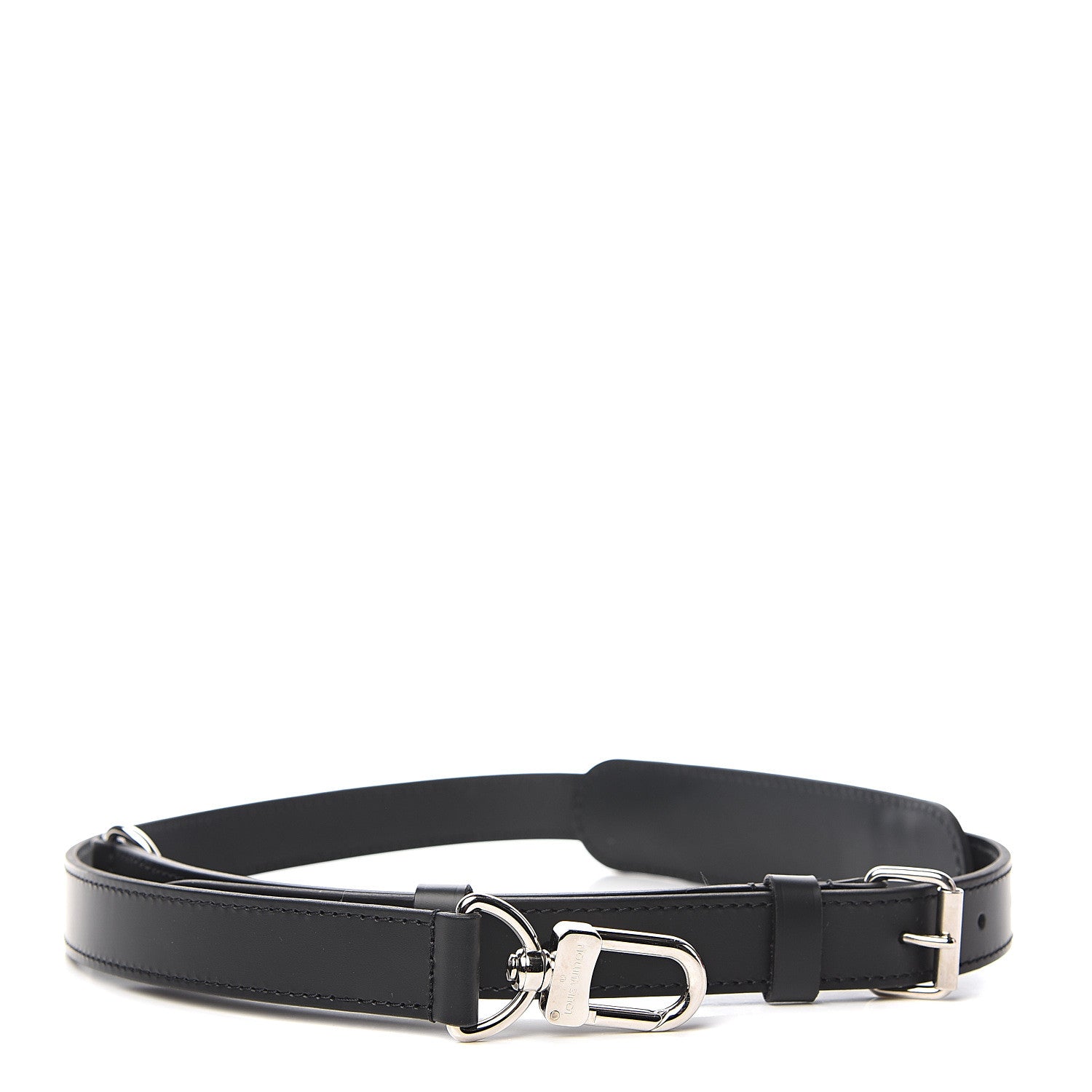 Louis Vuitton Calfskin Adjustable Keepall Bandouliere Shoulder Strap Black 1 of 3