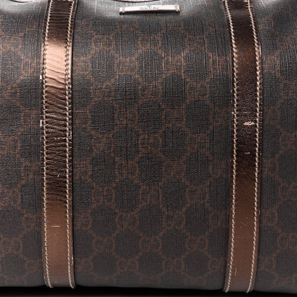 Gucci GG Supreme Monogram Medium Joy Boston Dark Brown Bronze 9 of 16