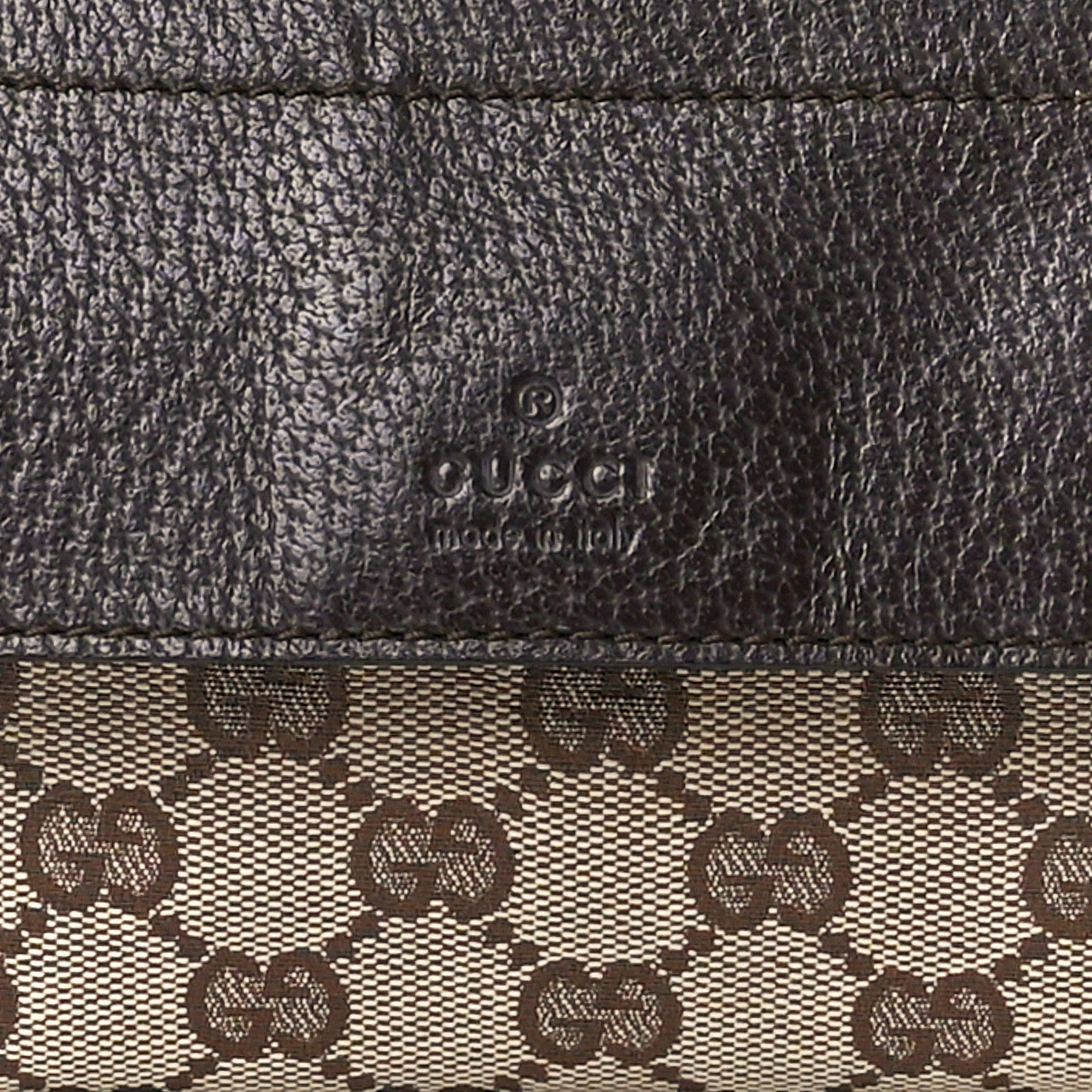 Gucci Monogram Web Belt Pouch Bag Brown 9 of 13