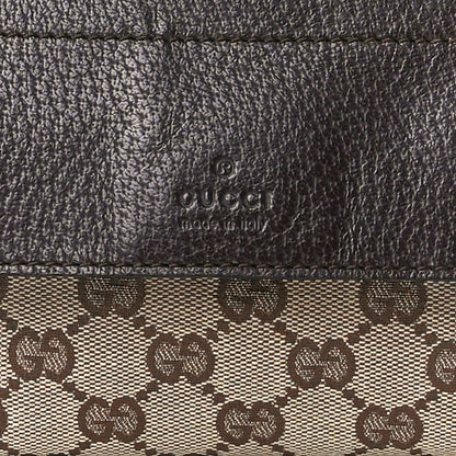 Gucci Monogram Web Belt Pouch Bag Brown 9 of 13