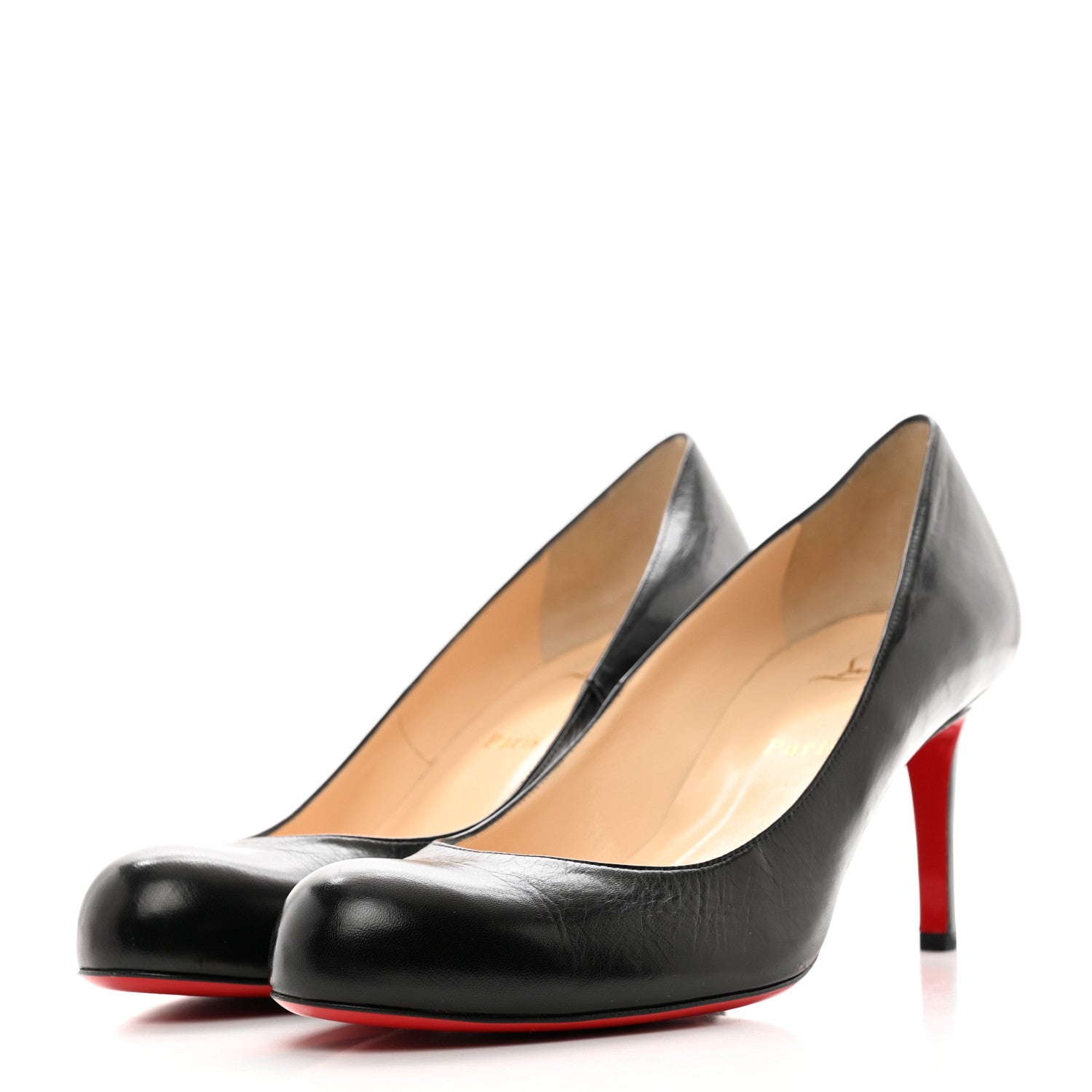 Christian Louboutin Kid Simple 70 Pumps 40.5 Black 3 of 7
