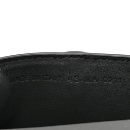 Christian Dior Ultra Matte Calfskin Nano Saddle Chain Pouch Black 6 of 10