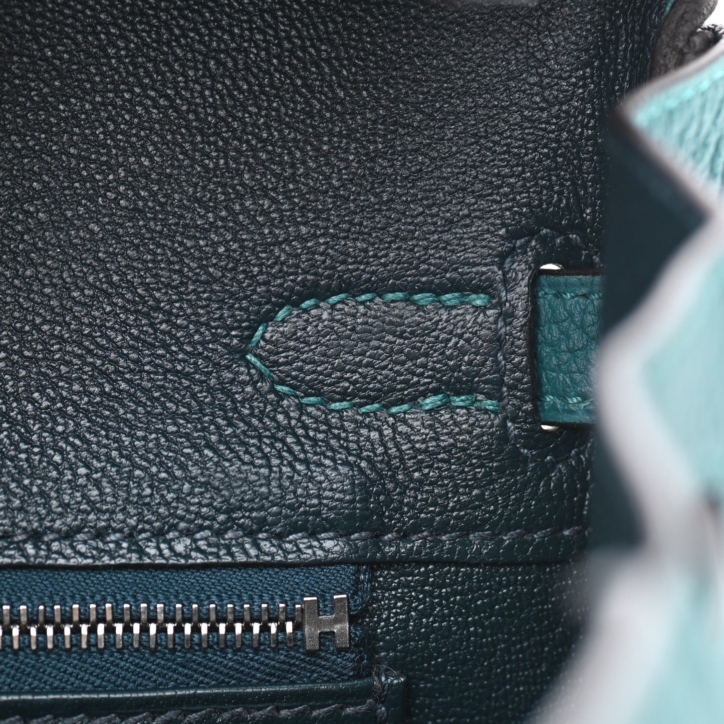 Togo Verso Birkin 25 Vert Bosphore Bleu Ocean