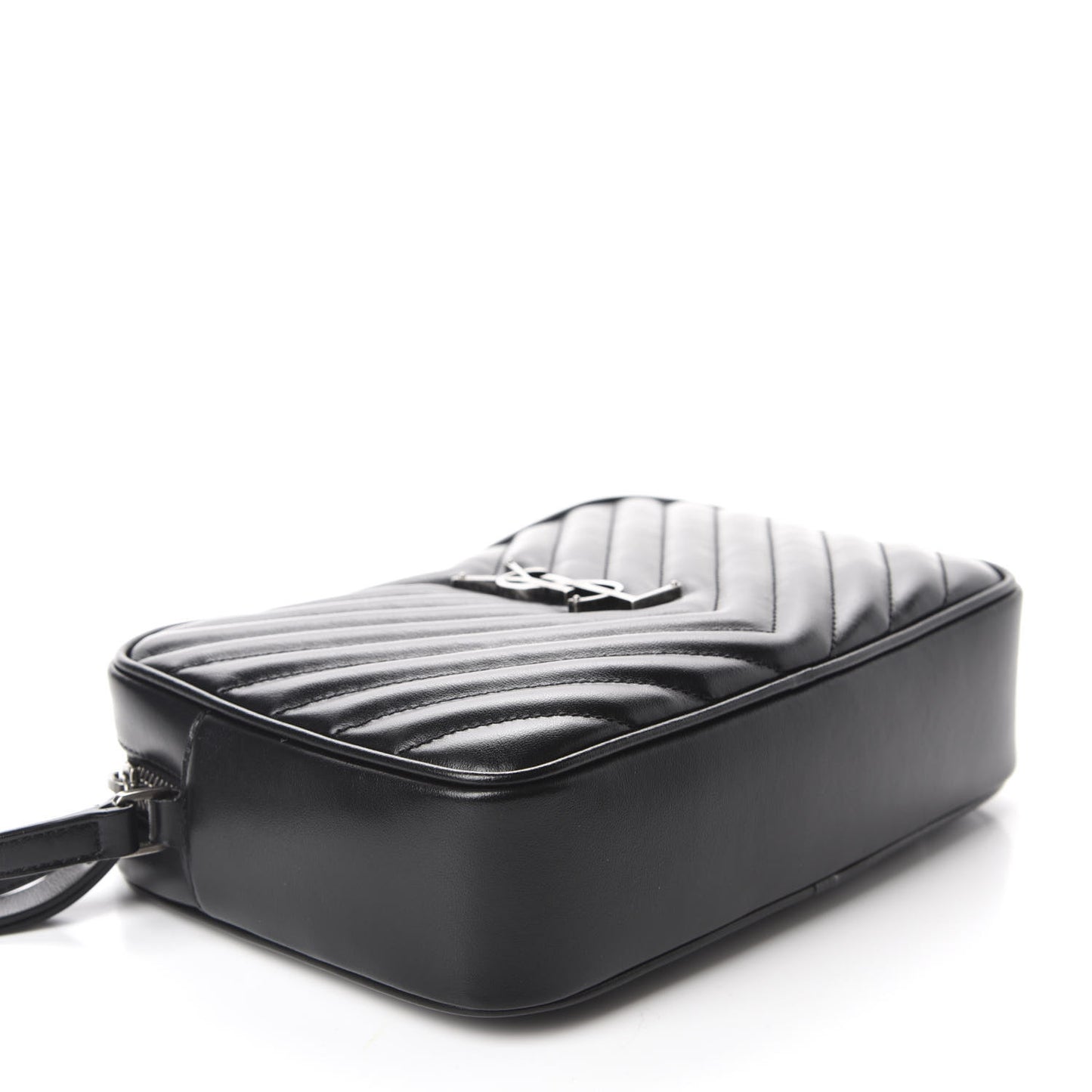 Calfskin Matelasse Monogram Lou Camera Bag Black