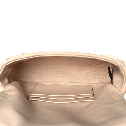 Fendi Canvas Vitello King Bi-Color Strap FF Embroidered Mini Baguette Poudre 5 of 9