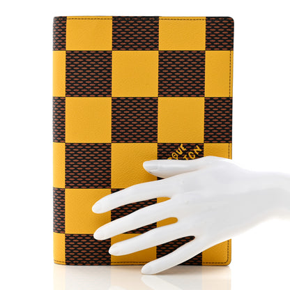 Louis Vuitton Damier Pop Auguste Notebook Cover Yellow 2 of 8