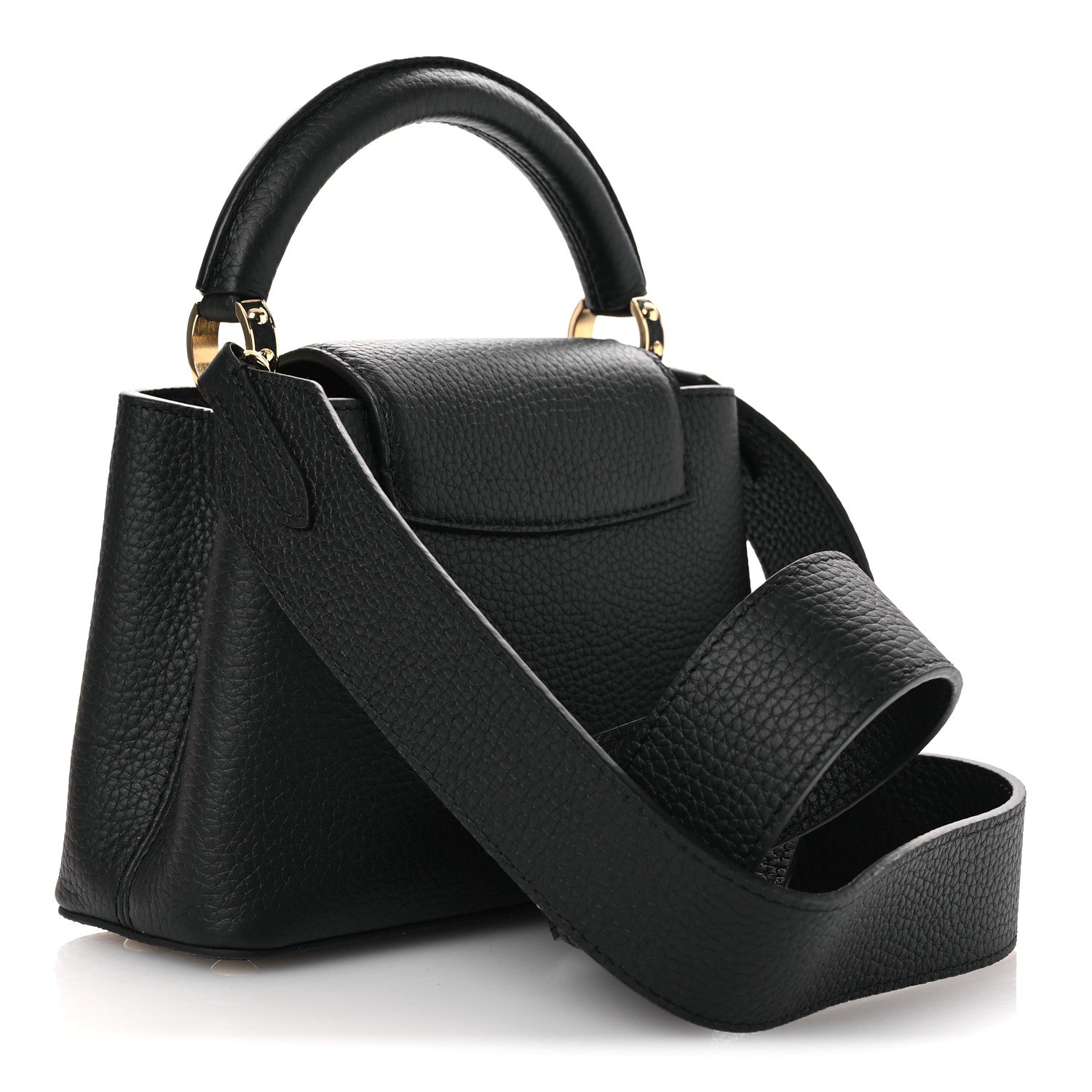 Louis Vuitton Taurillon Mini Capucines Black 3 of 11