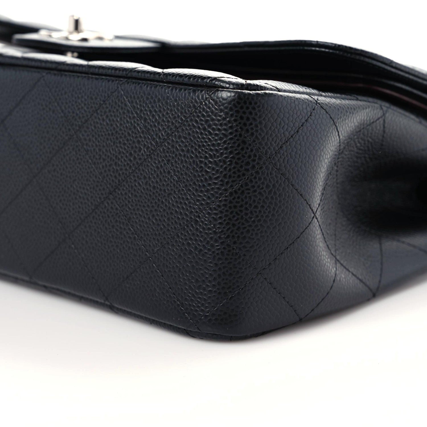 Chanel Caviar Quilted Jumbo Double Flap Black 6 of 10