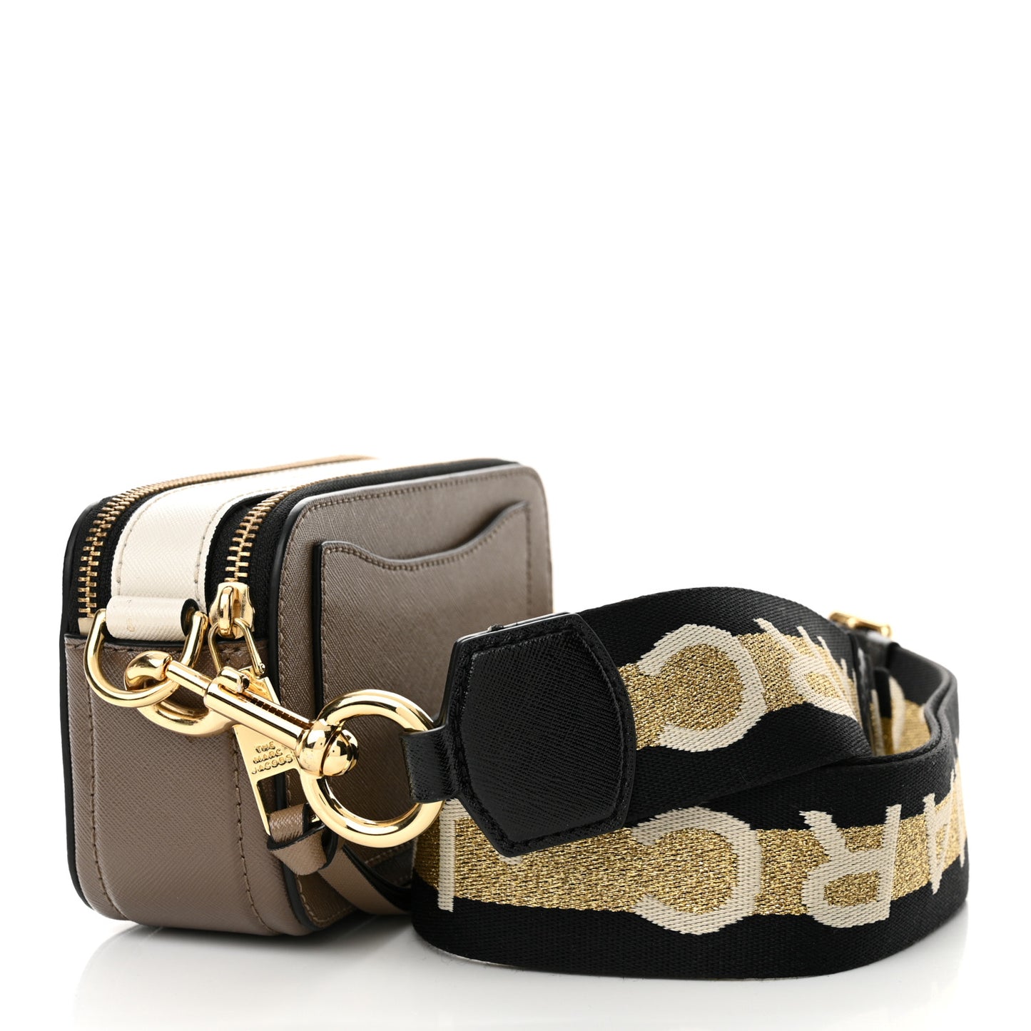 Saffiano Small Snapshot Camera Bag Sandcastle