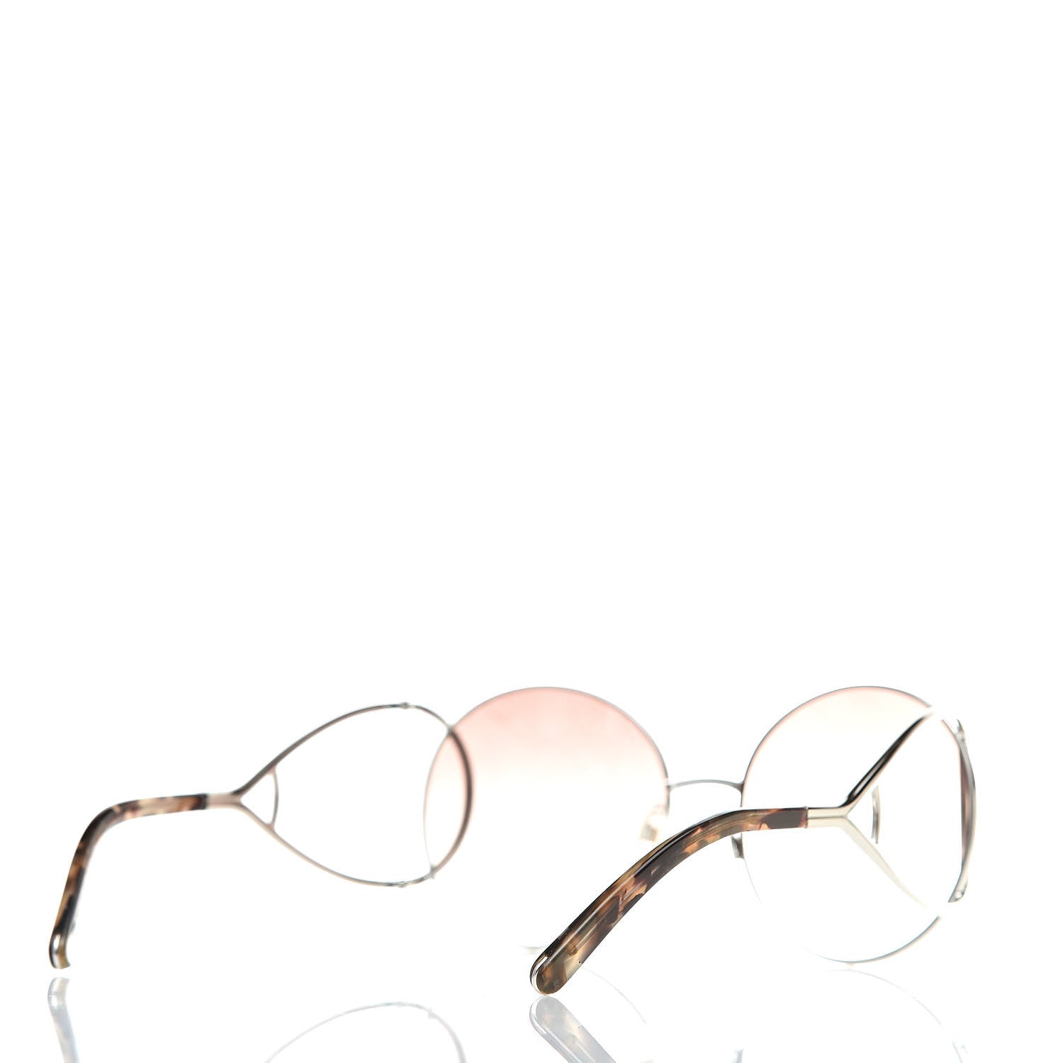 Chloe Jackson Oversized Round Sunglasses CE124S Turtledove 4 of 7