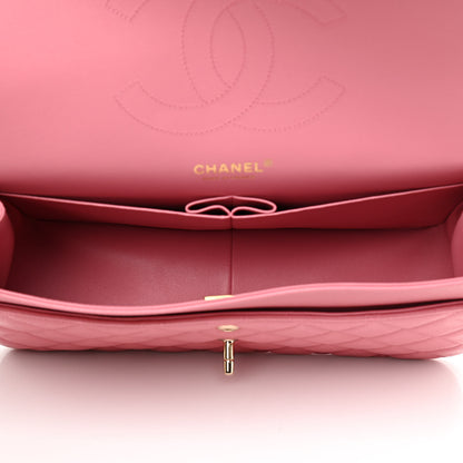 Chanel Caviar Quilted Jumbo Double Flap Dark Pink 4 of 8