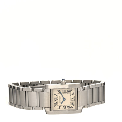Cartier Stainless Steel 20mm Tank Francaise Quartz Watch 3 of 6