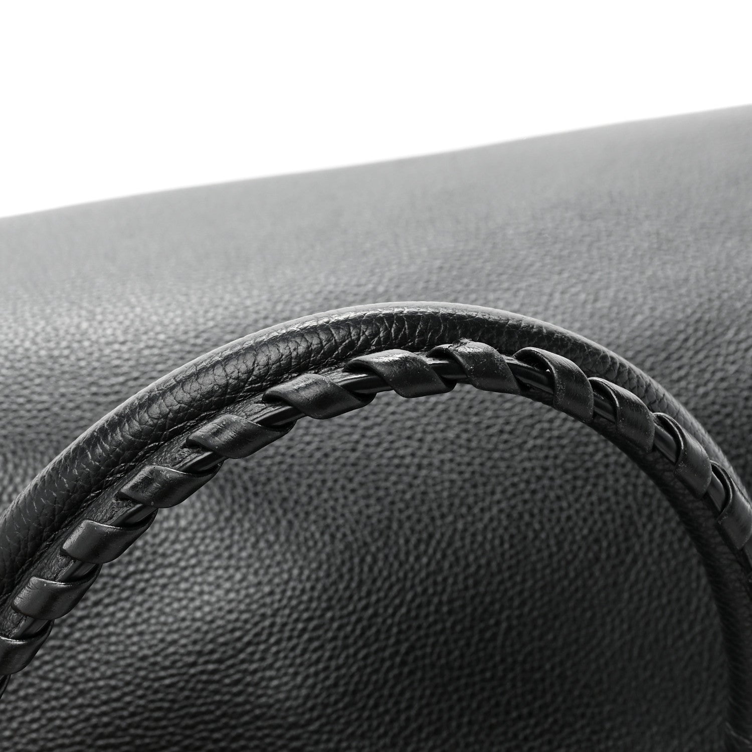 Balenciaga Grained Calfskin Neo Classic Black Hardware Large Top Handle Bag Black 21 of 21