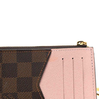 Louis Vuitton Damier Ebene Recto Verso Card Holder Rose Ballerine 5 of 8