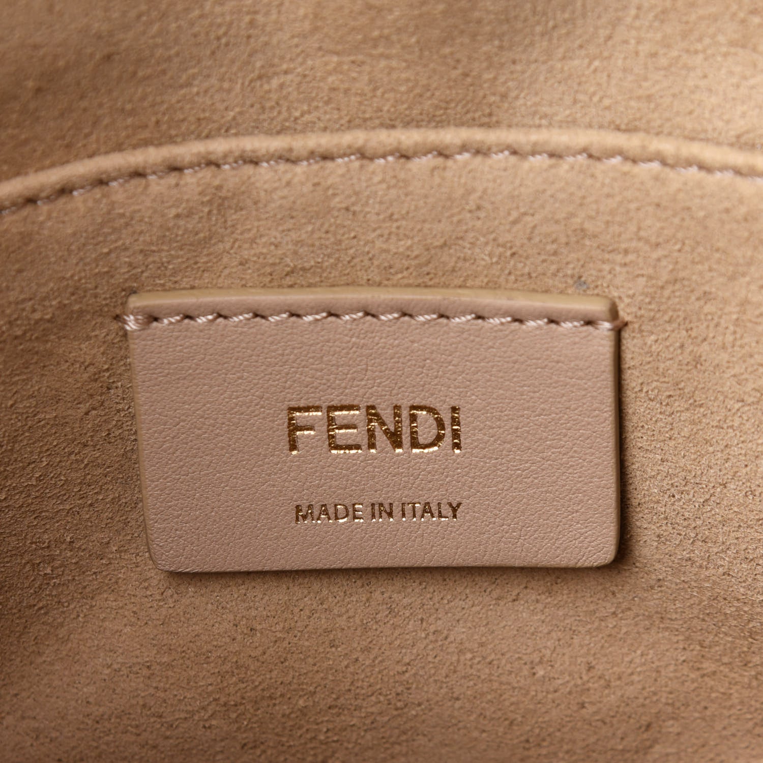 Fendi X FILA Vitello Liberty Mania Bi-Color FF 1974 Embossed Kan I Shoulder Bag White Nebula Multicolor 6 of 10