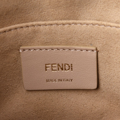 Fendi X FILA Vitello Liberty Mania Bi-Color FF 1974 Embossed Kan I Shoulder Bag White Nebula Multicolor 6 of 10