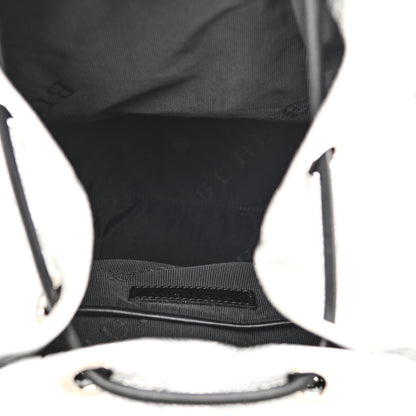 Burberry Metallic Deerskin Medium Rucksack Backpack Silver 5 of 14