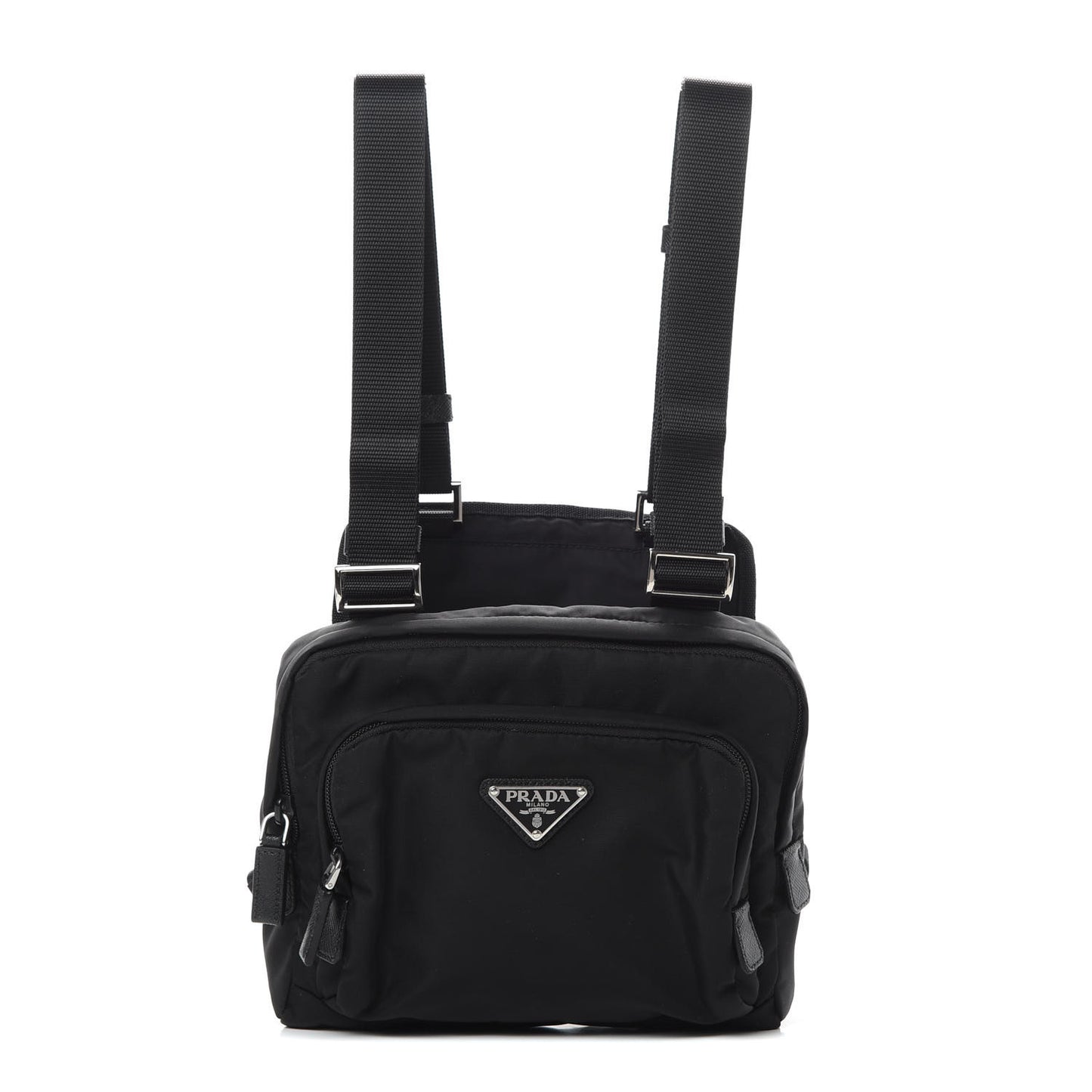Tessuto Nylon Montagna Harness Bag Black