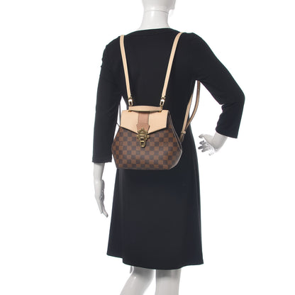 Louis Vuitton Damier Ebene Clapton Backpack Creme 2 of 9