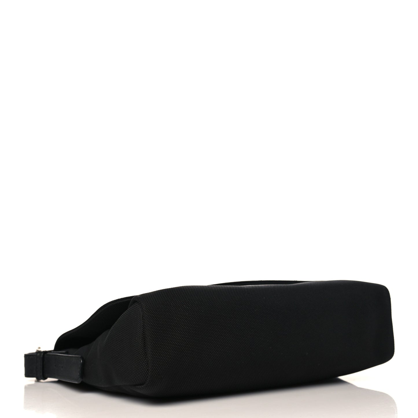 Techno Canvas Web Large Flap Messenger Bag Black
