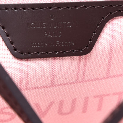 Louis Vuitton Damier Ebene Neo Neverfull MM Rose Ballerine 6 of 9