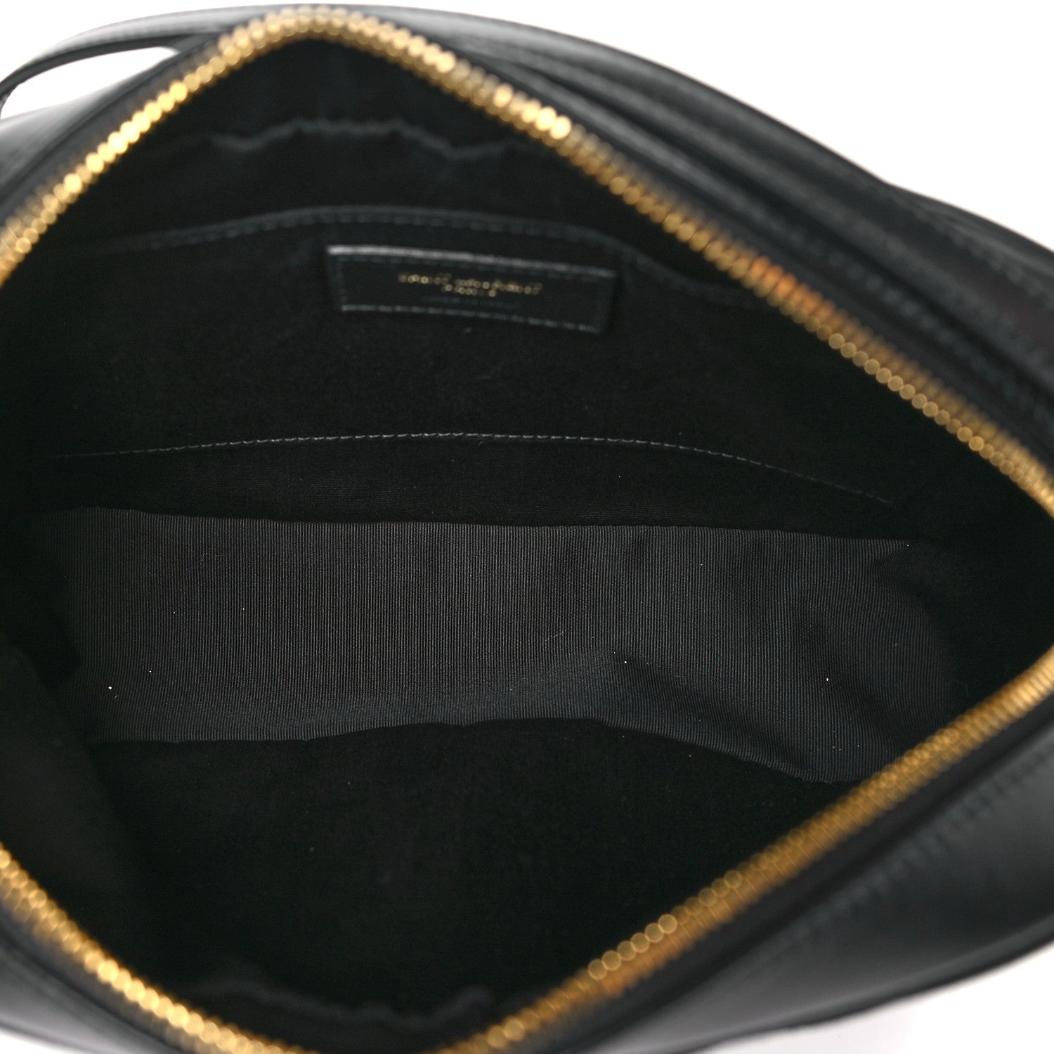 Saint Laurent Suede Calfskin Matelasse Monogram Lou Camera Bag Black 5 of 9