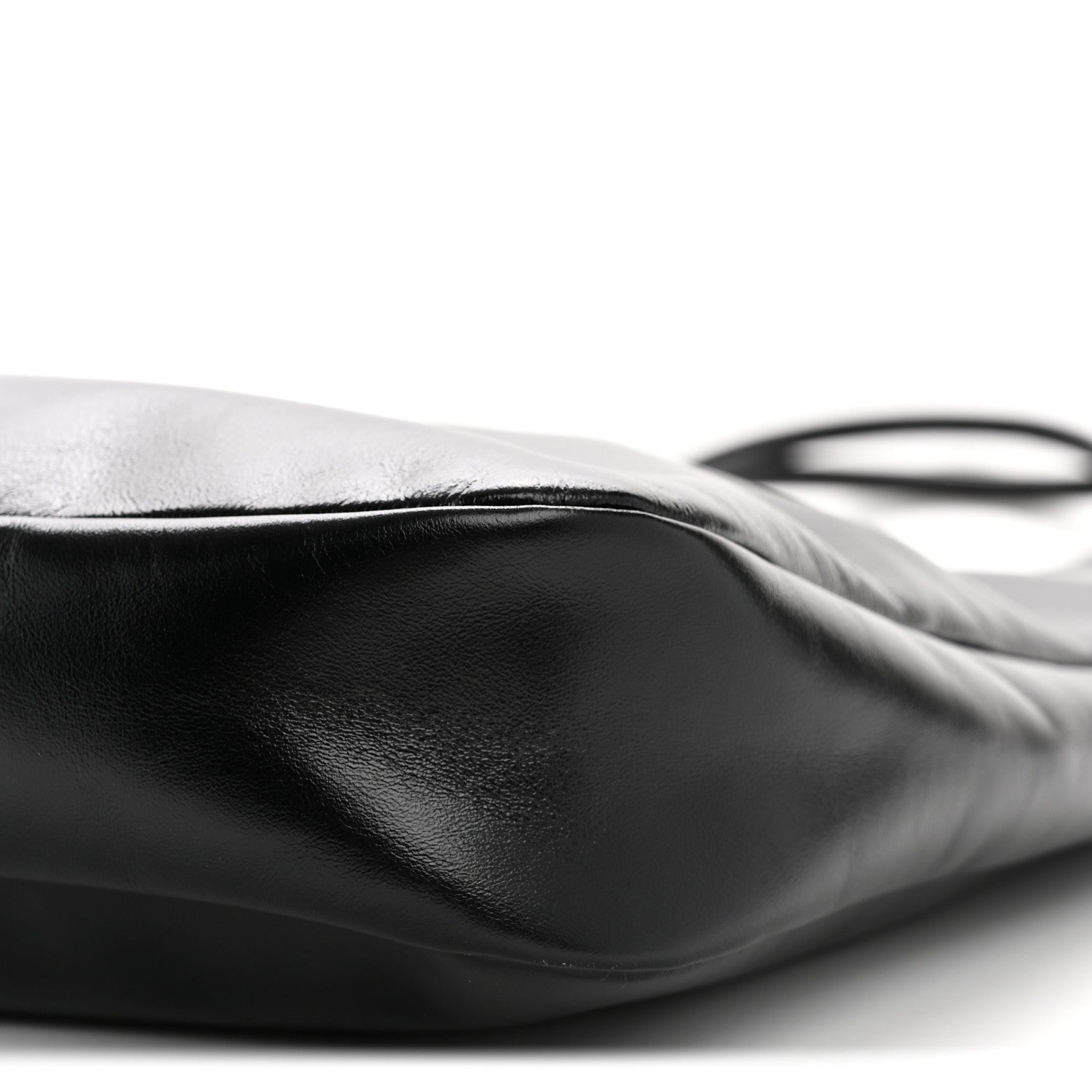 Miu Miu Shiny Softy Calfskin Ivy Bag Black 1810406 – FASHIONPHILE