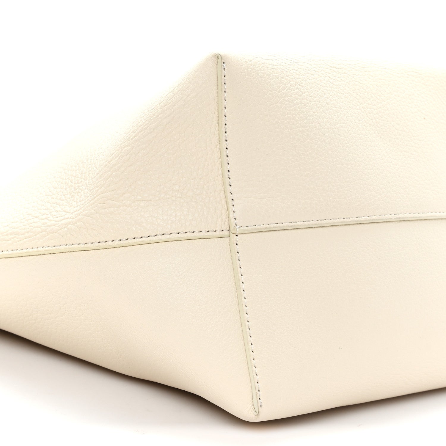The Row Grained Calfskin Medium N/S Park Tote Ivory 8 of 11