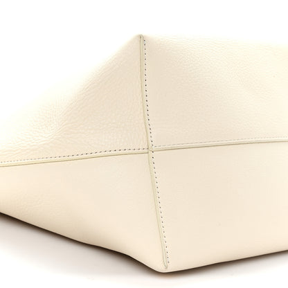 The Row Grained Calfskin Medium N/S Park Tote Ivory 8 of 11