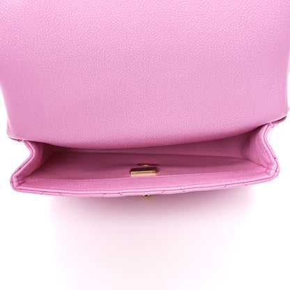 Chanel Caviar Quilted Mini Rectangular Sweetheart Flap Lilac 5 of 12