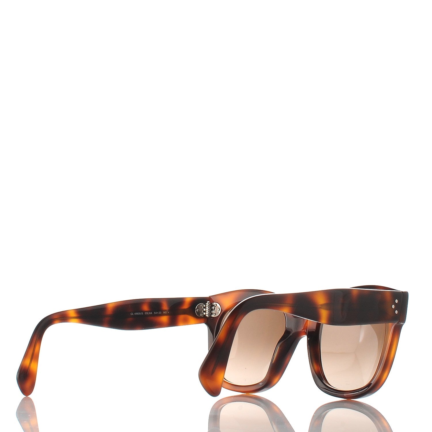 Celine New Audrey Sunglasses CL 41805/S Havana 3 of 8
