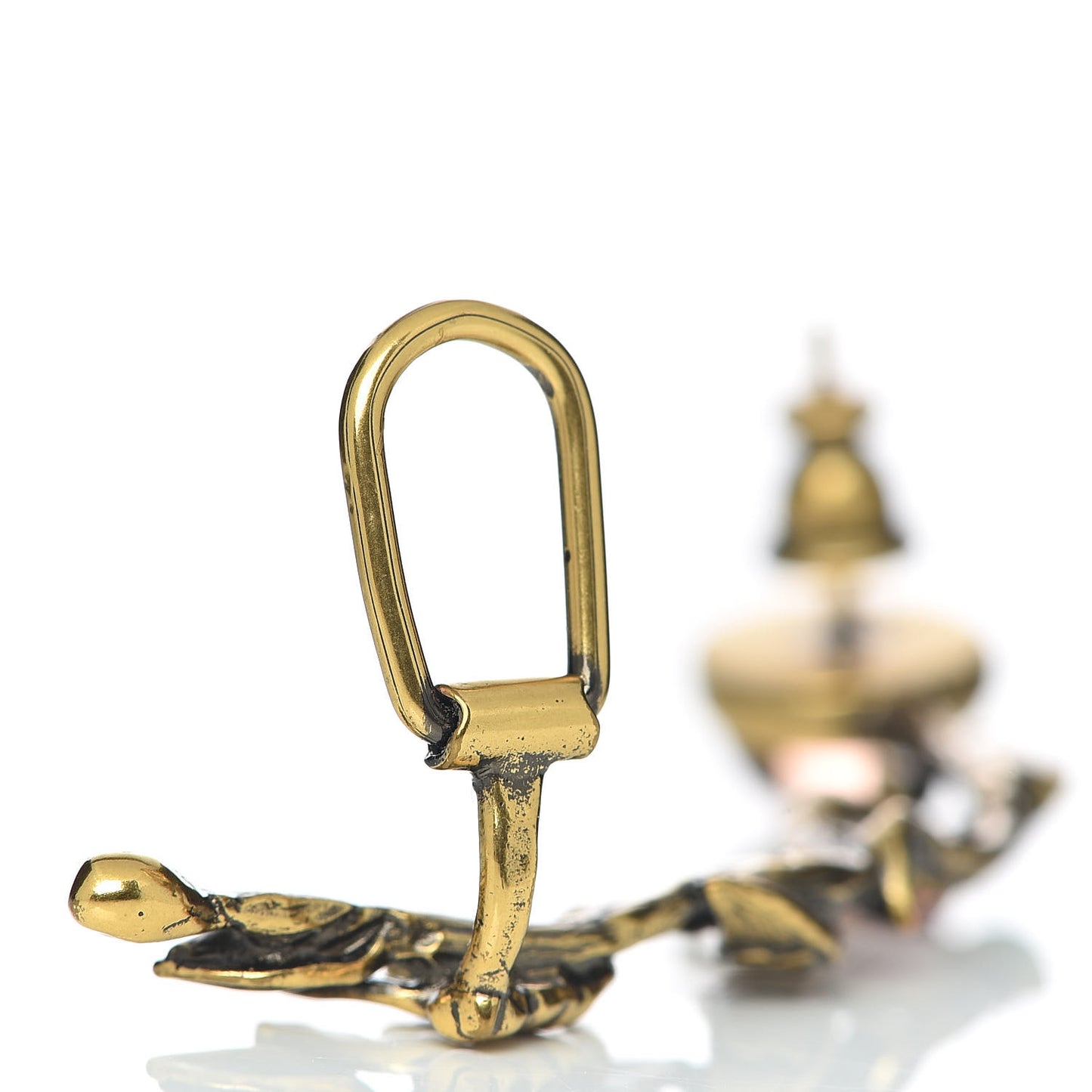 Metal Resin J'Adior Climber Earring Aged Gold