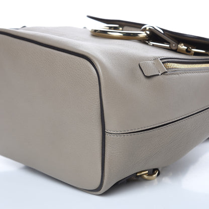 Chloe Suede Calfskin Small Faye Backpack Motty Grey 9 of 10