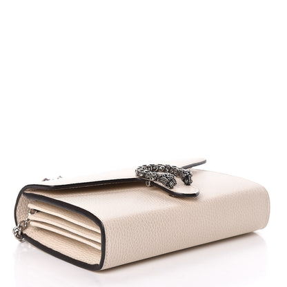 Gucci Dollar Calfskin Mini Dionysus Chain Wallet Mystic White 4 of 10